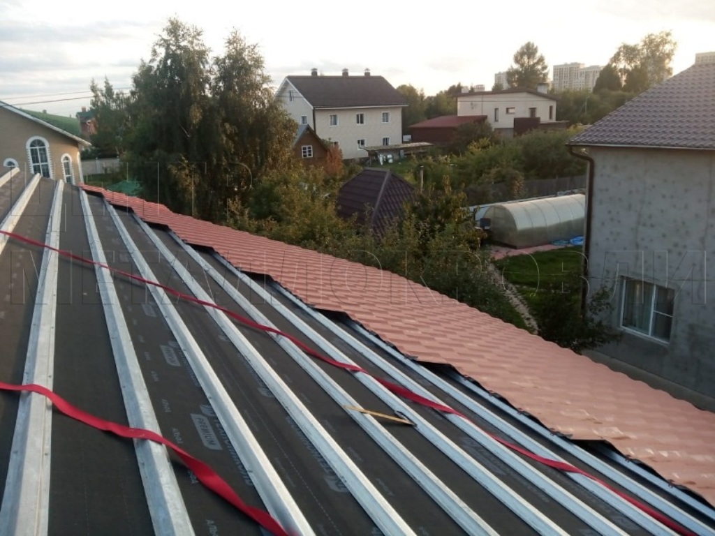 Металлочерепица Геркулес 8004 терракотовый Стальной Бархат от Центра Металлокровли в Калуге