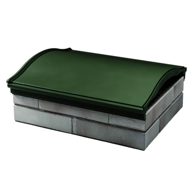 Парапет Zking Monblan Зеленый 385х510х100мм посадка на 1.5 кирпича (355,385мм) фото 3